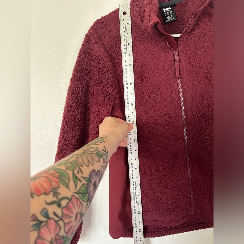 Burgundy Helly Hansen Sherpa Jacket - Picture 5 of 7